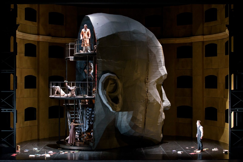 KROL ROGER, _ROH, Director; Kasper Holten, Designs; Steffen Aarfing, Choreography; Cathy Marston, Conductor; Antonio Pappano, Król Roger II; Mariusz Kwiecień, Shepherd; Saimir Pirgu, Roxana; Georgia Jarman, Edrisi; Kim Begley, Archbishop; Alan Ewing, Deaconess; Agnes Zwierko,